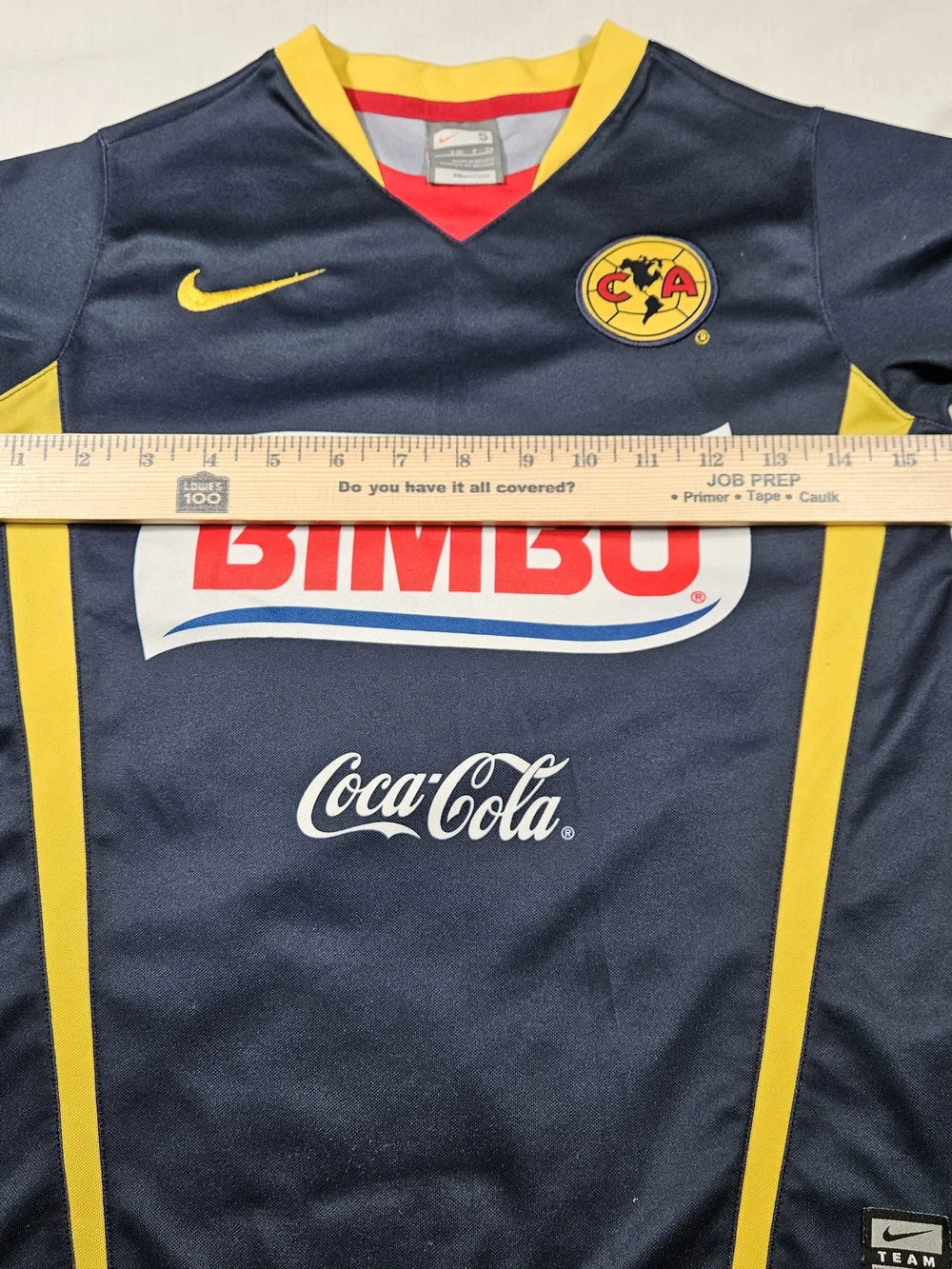 Nike Club America 2008 2009 Away Jersey Navy Blue Bimbo Soccer Shirt Youth Small